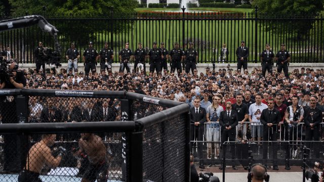 UFC Event Sparks Security Concerns for Trump's Residence