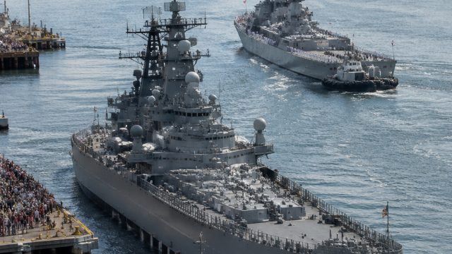 Historic Naval Visit in Portland: Battleships Depart After Three Days