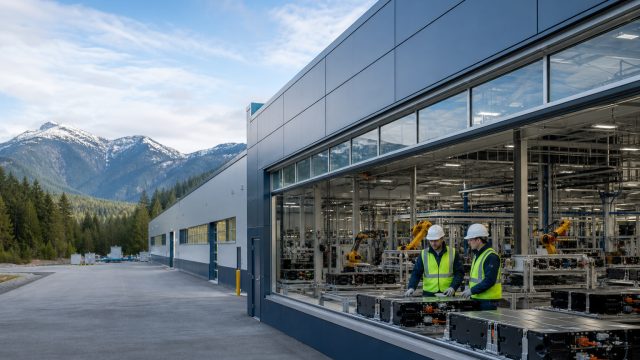 New Megafactory in British Columbia Revo